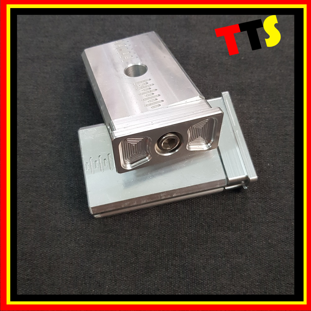 [HCM]( NHÔM NGUYÊN KHỐI CNC 3D ) Bát tăng sên âm sử dụng cho xe WINNER  WINNER X SONIC MÀU BẠC SÁNG CÓ SẲN ỐC INOX