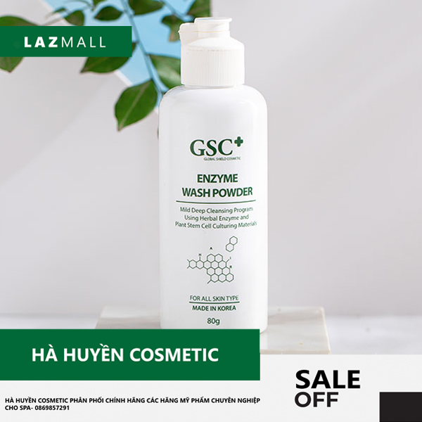 Bột rửa mặt gsc 80g enzym wash powder