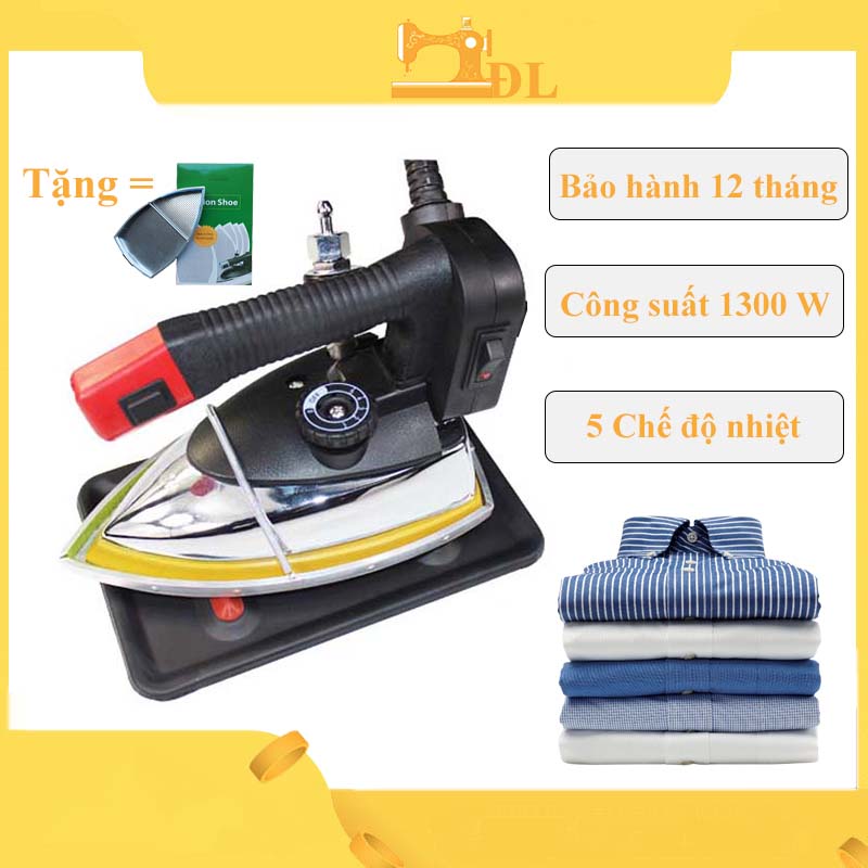 Bàn ủi hơi công nghiệp bình chứa lớn SIPUBA có củ bơm