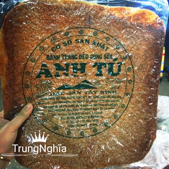 Bánh tráng dẽo gừng anh tú.