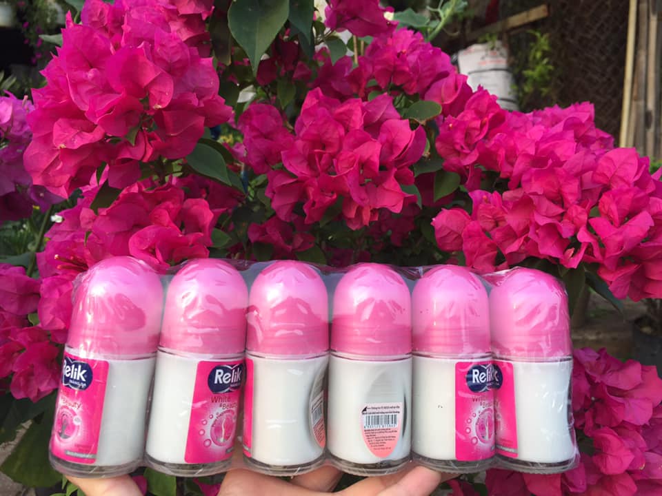Cmbo 2 chai lăn nách khử mùi trắng da Relik 25 ml