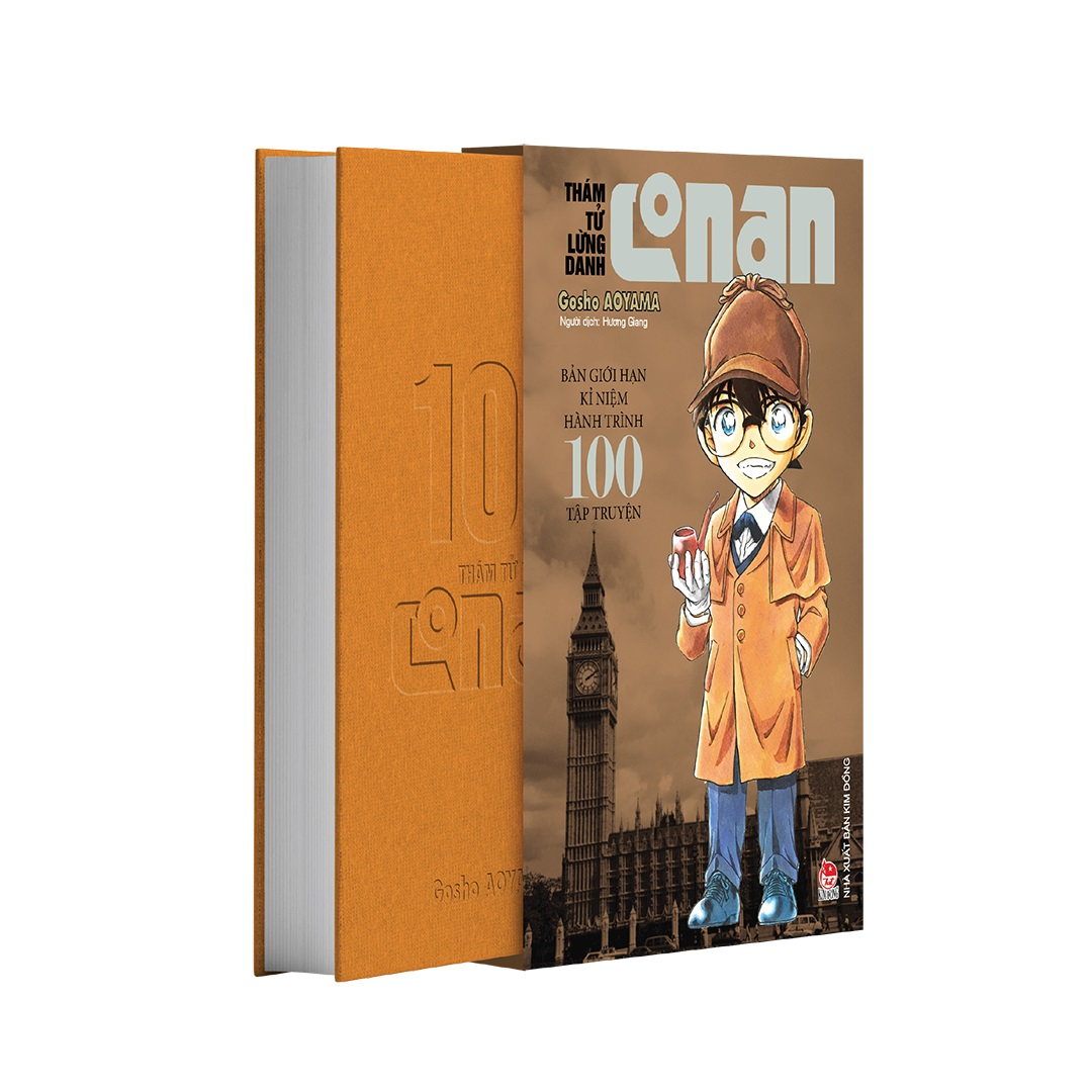 Thám tử lừng danh conan - tập 100 - bản giới hạn, bìa cứng - tặng kèm set 4 bookmark pvc