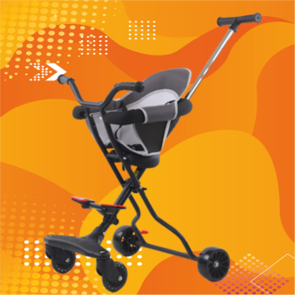Xe đẩy du lịch 168 gấp gọn cho bé giá rẻ - xe đẩy cho bé 4 bánh gấp gọn siêu gọn nhẹ có kềm đệm lót ghế ngồi ,babysweet hcm