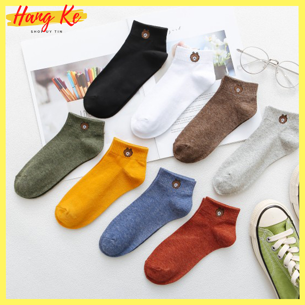 combo 5 đôi tất gấu siêu hot - tất nữ- vớ nữ chất đẹp -Hang Ke