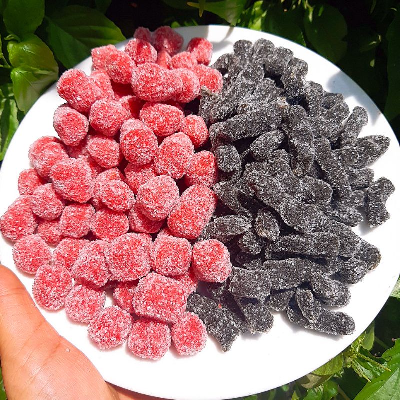 500gr kẹo dâu tây mix kẹo dâu tằm - đặc sản đà lạt