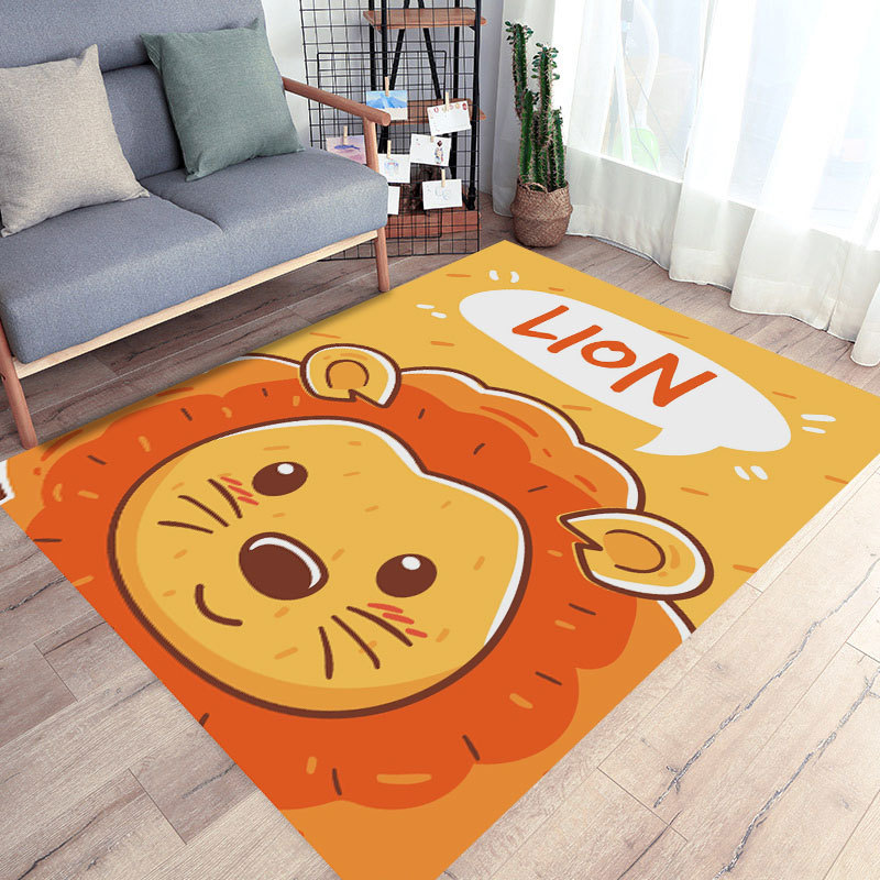 Thảm nhung nỉ trang trí thảm bali nhung họạt hình cho bé