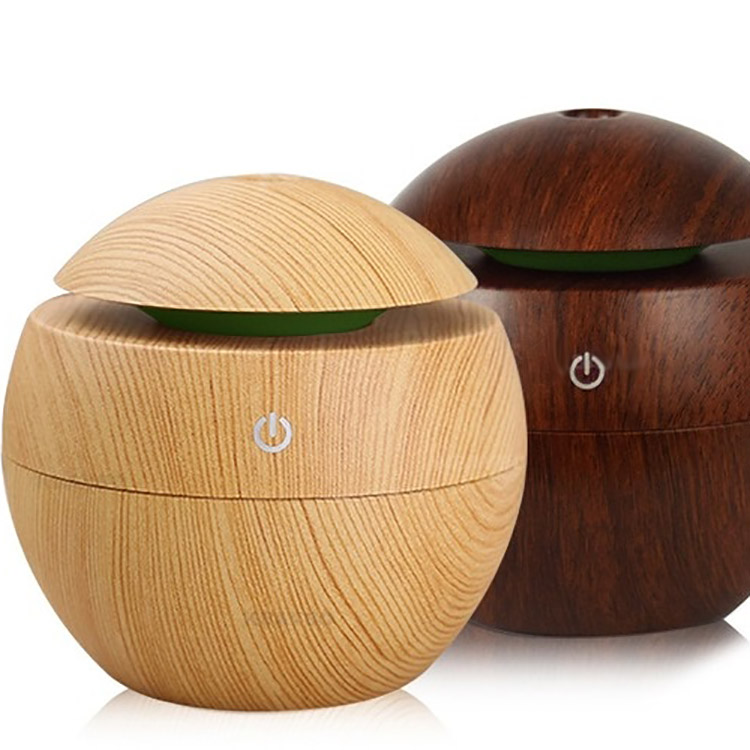 Máy xông tinh dầu, phun sương tạo ẩm vân gỗ cao cấp