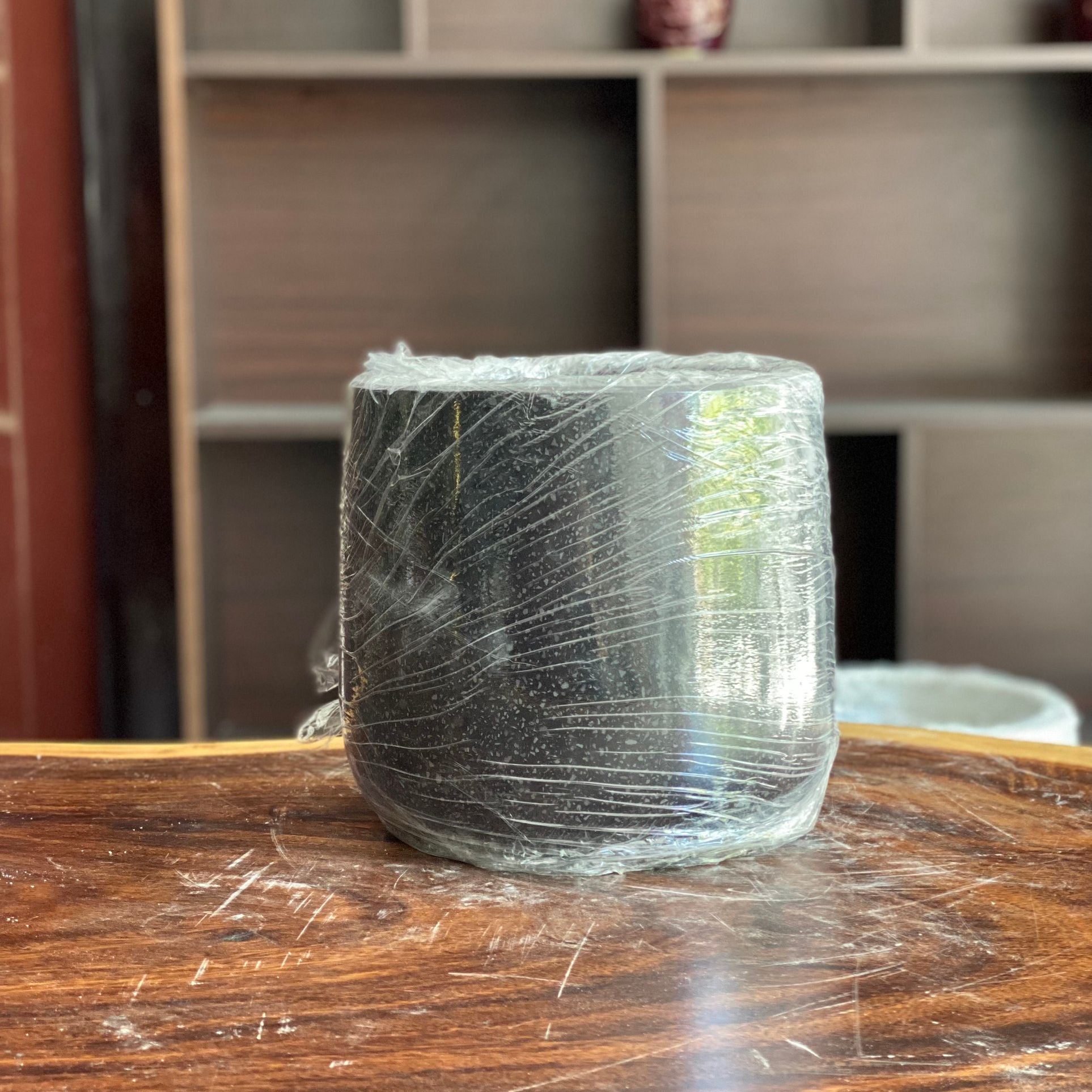 Chậu đá mài tròn bầu 24*22