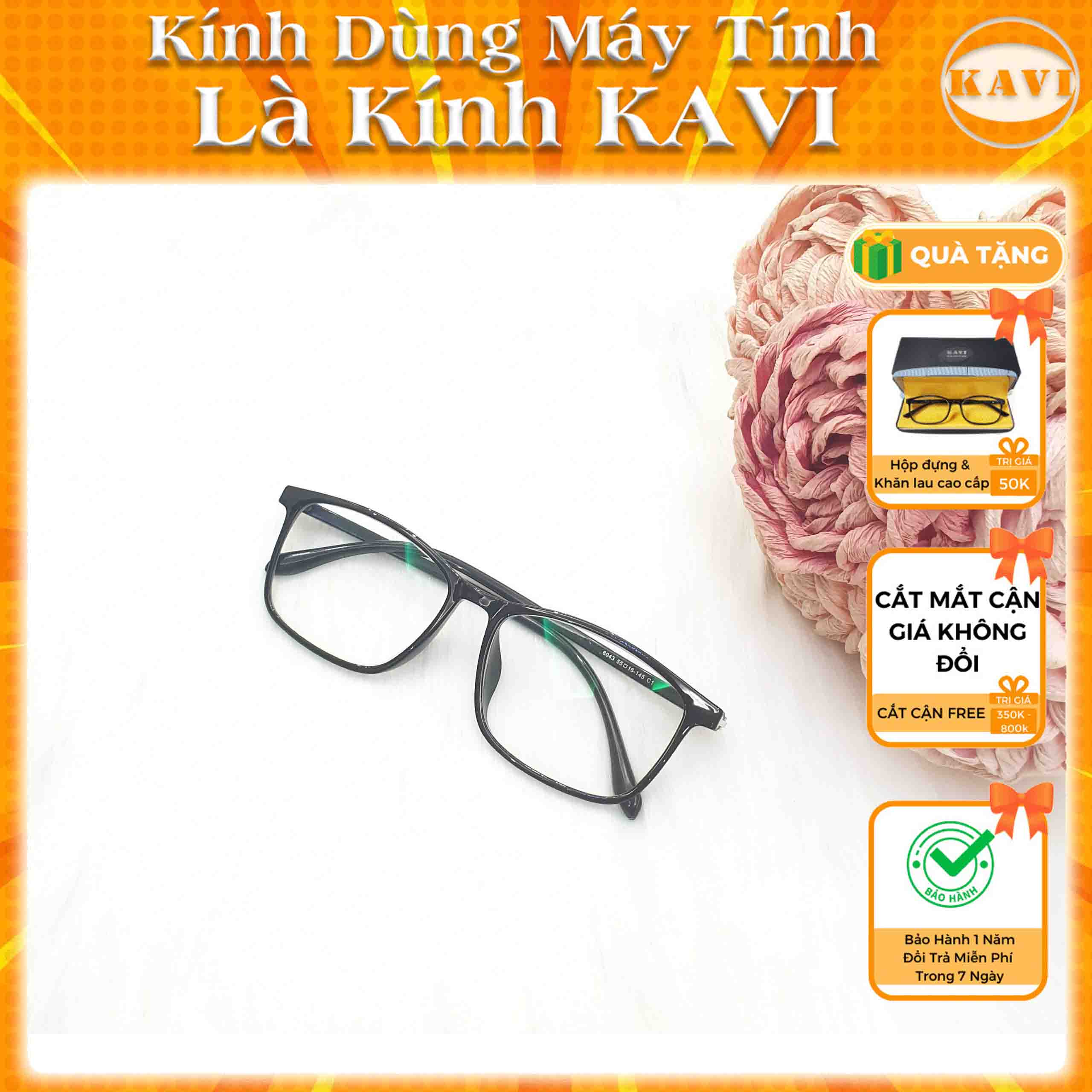 Kính Chống Ánh Sáng Xanh Bảo Vệ Mắt kv027