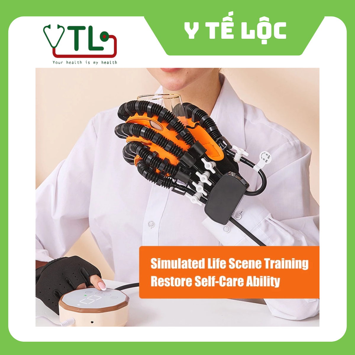 Găng Tay Robot Điện Tử Phục Hồi Chức Năng Cho Người Lớn Và Trẻ Em