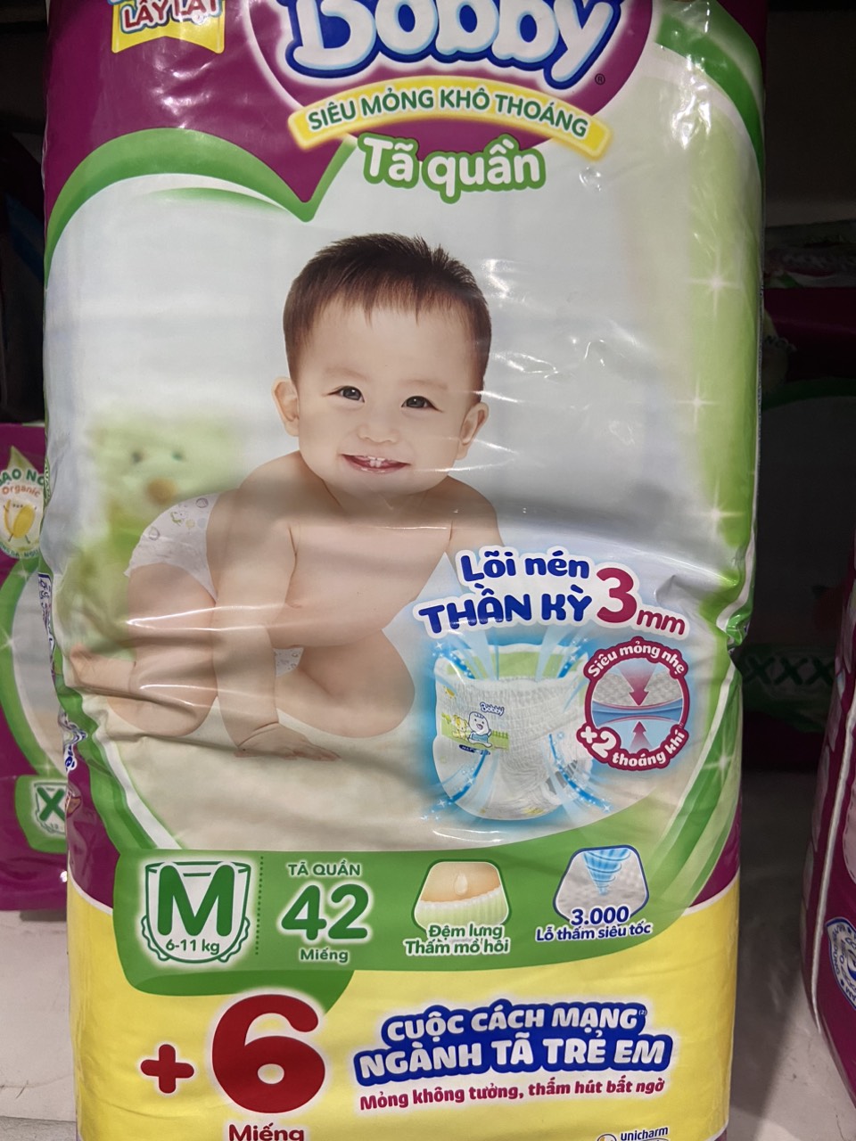 Tã quần bobby m42 - hsd luôn mới