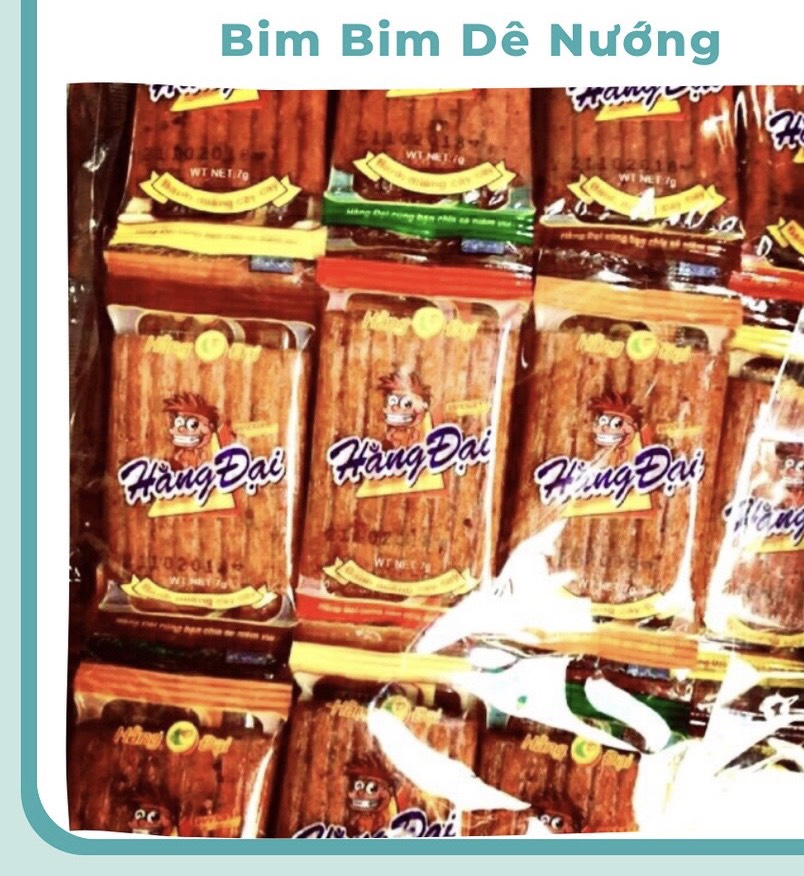COMBO 2 BỊCH 120 GÓI SNACK DÊ NƯỚNG HẮNG ĐẠI CAY NGON