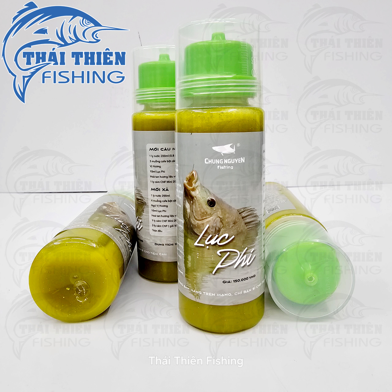 Tinh mùi câu cá rô phi chung nguyễn fishing, lục phi chai 100ml dùng câu sông tự nhiên, hồ dịch vụ