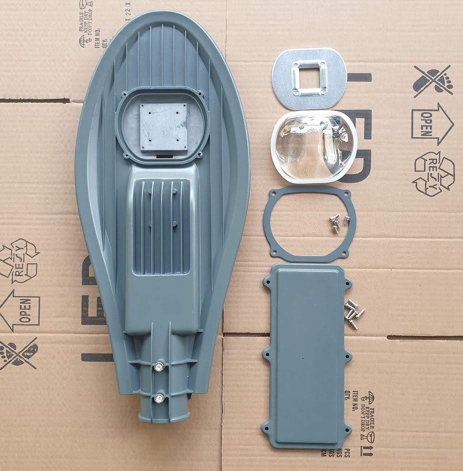 Vỏ đèn đường lá loại 1 mắt led hotline 0936395395