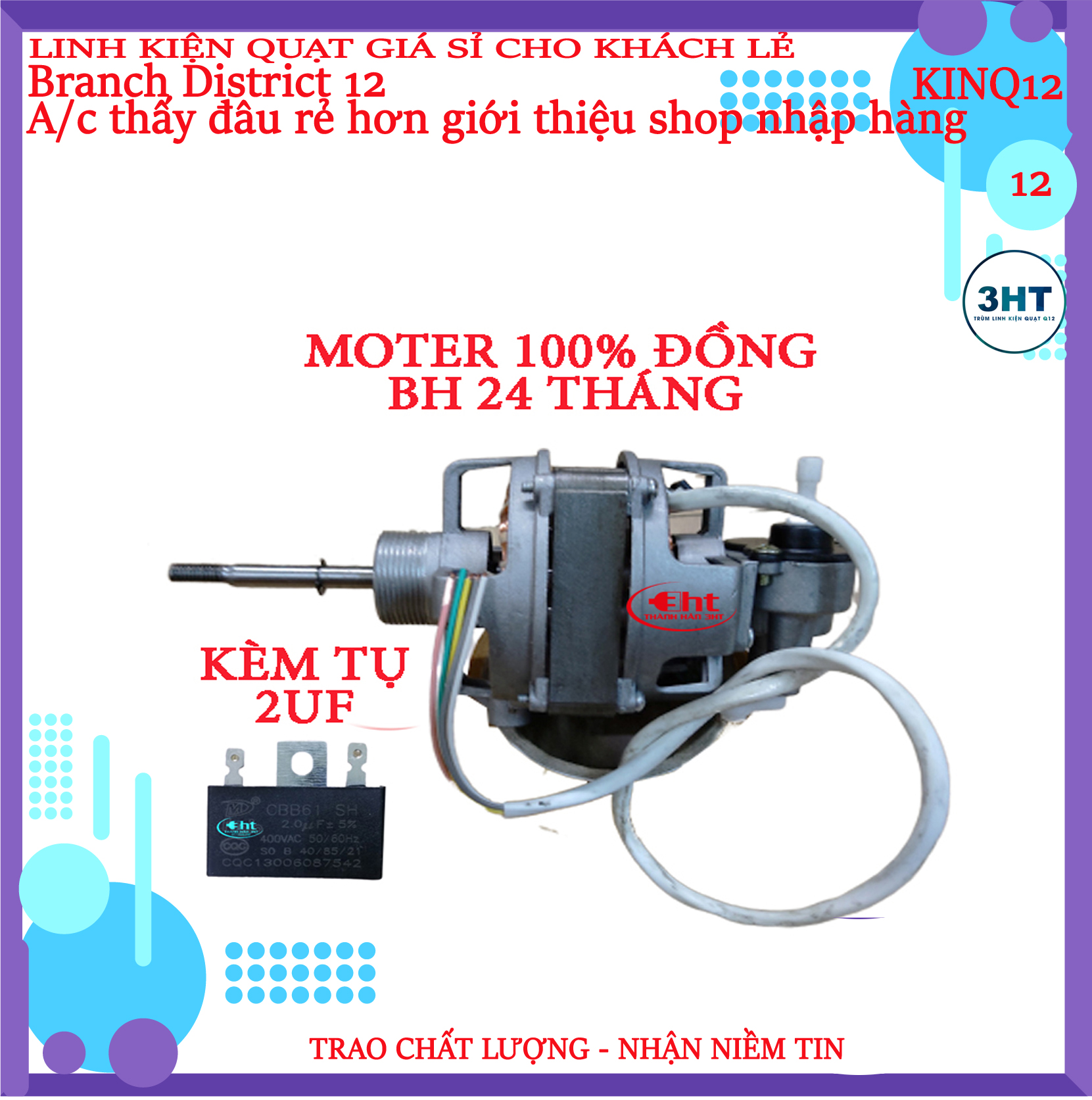 Moter b4 - đồng 100%