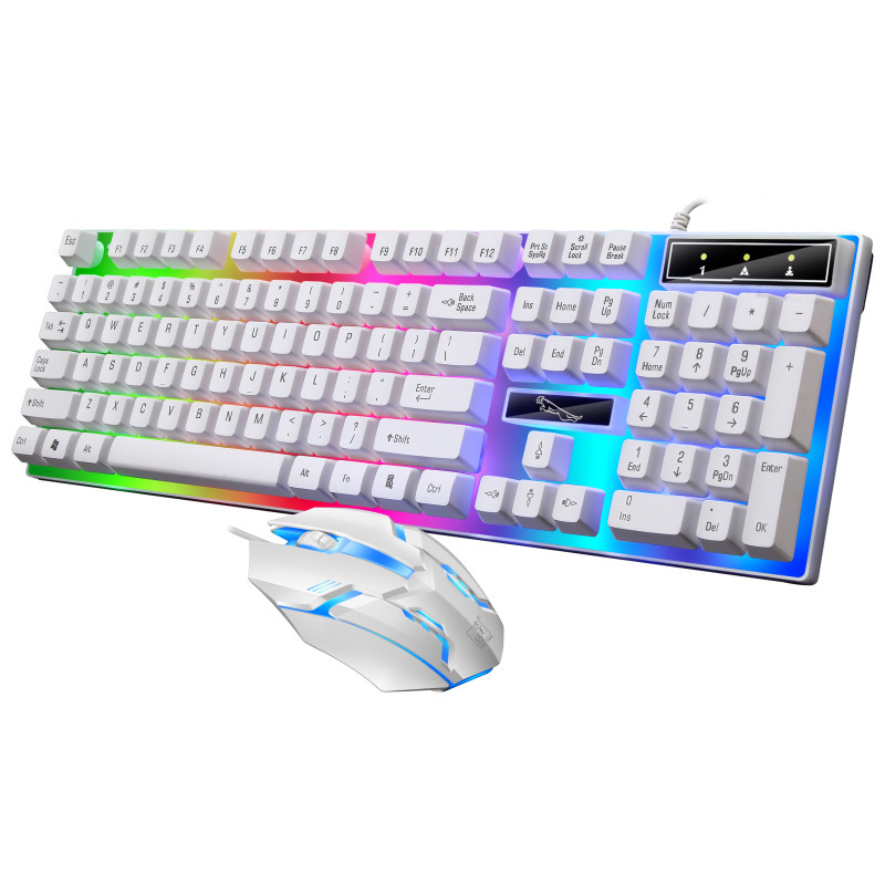 Bộ bàn phím giả cơ và chuột game dành cho game thủ NTC G21 led đa màu - bộ bàn phím chuyên game G21 và chuột r8 1602 LED 7 màu - Bộ Bàn Phím Giả Cơ Và Chuột Game Dành Cho Game Thủ NTC G21B Led Đa Màu[ CHỌN MÀU]