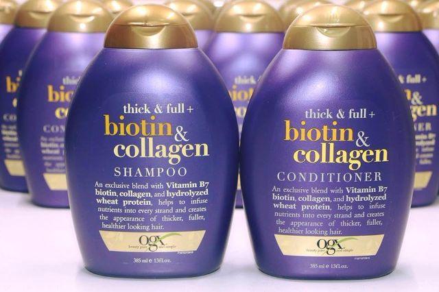 Dầu gội hoặc dầu xã dưỡng tóc thick & full biotin colagen 385ml