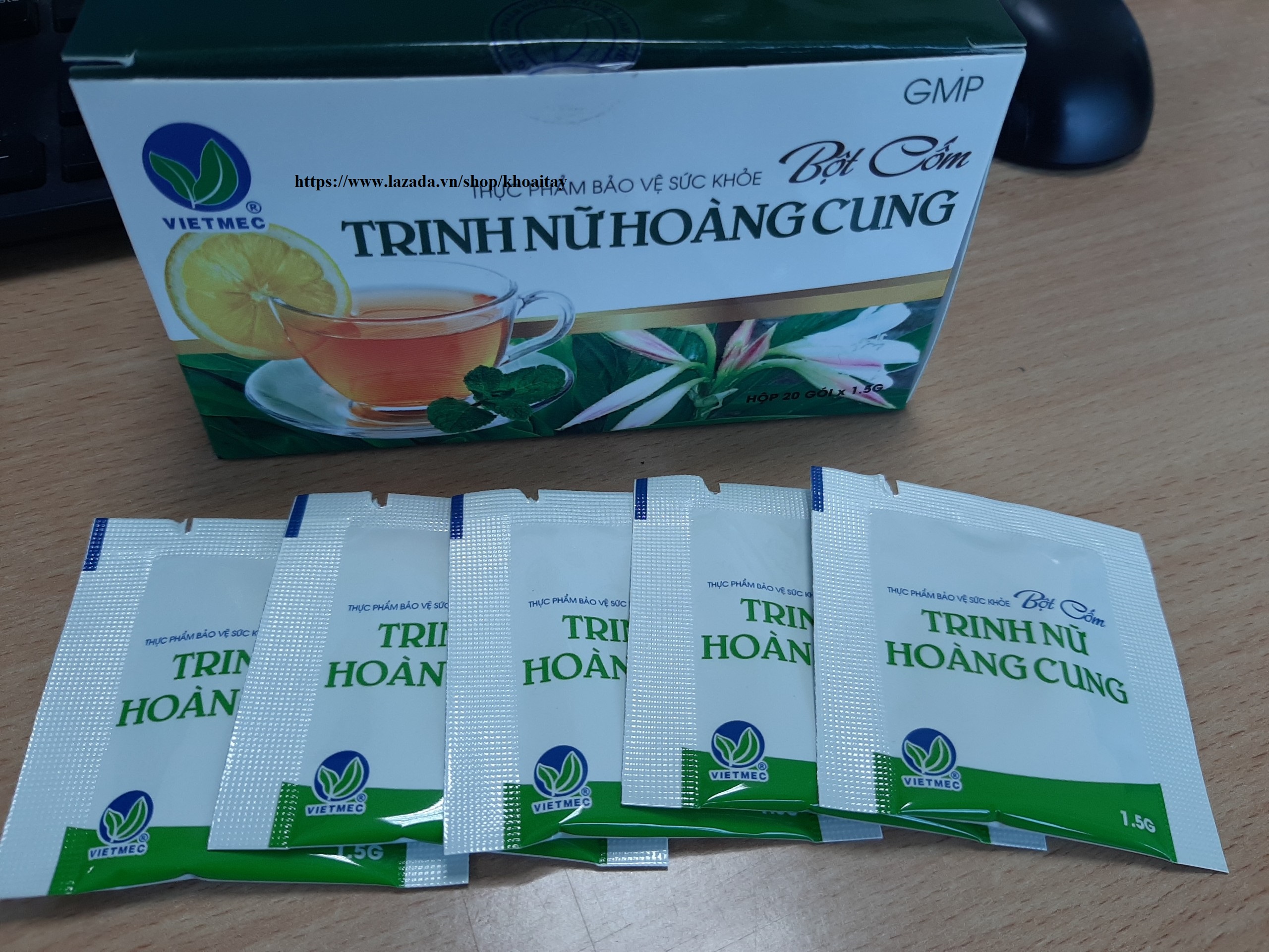 Bột cốm TRINH NỮ HOÀNG CUNG [VIETMEC] giảm sự phát triển của U xơ tử cung, U nang buồng trứng, U tiền liệt tuyến.