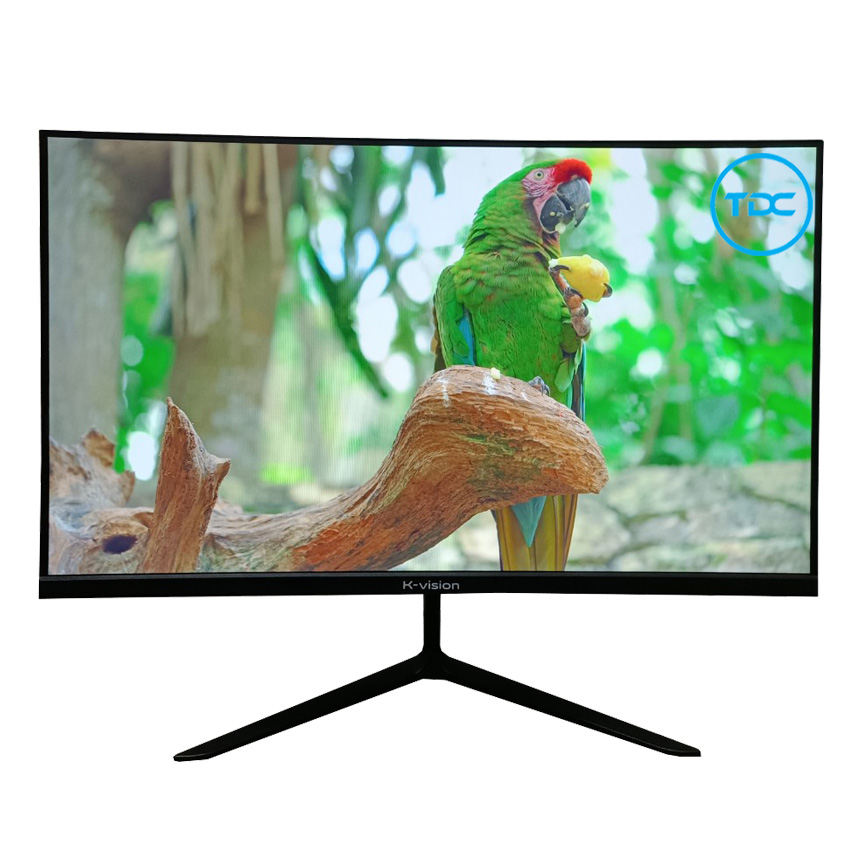 Màn Hình Máy Tính 24 inch K-Vision, Màn Hình 24 inch Cong Full Viền, Độ Phân Giải 1920x1080, Tần Số 75Hz, Bảo Hành 24 Tháng