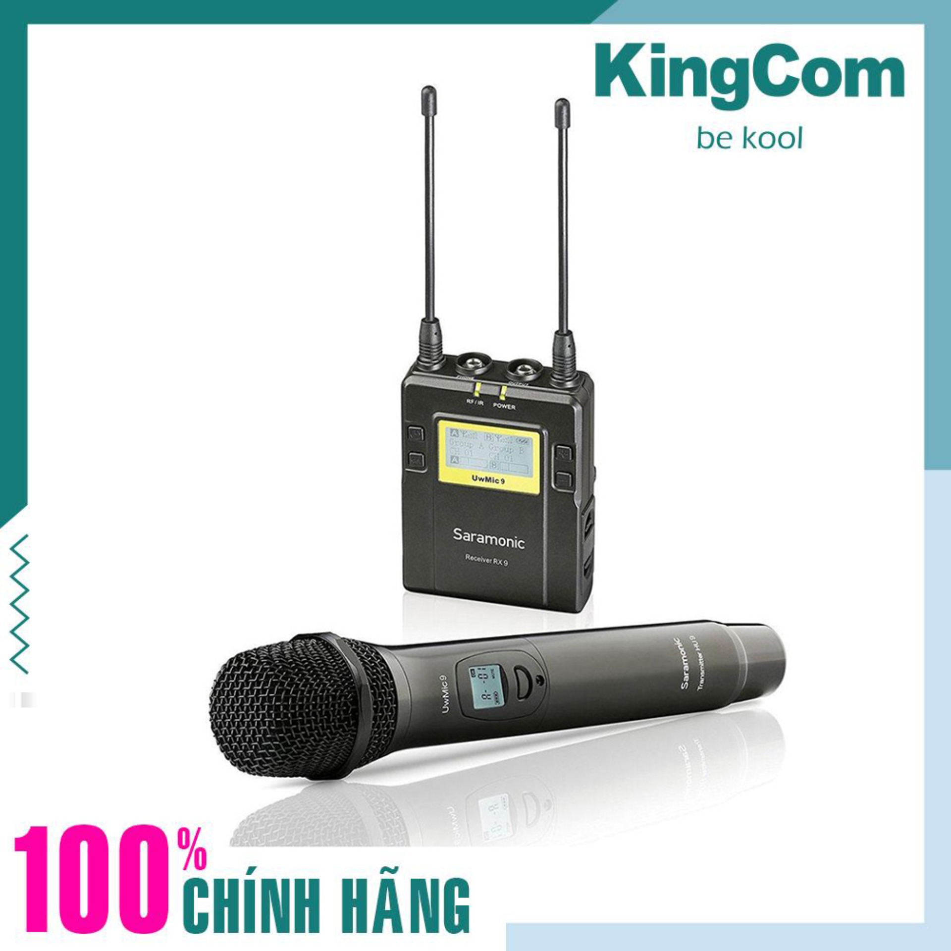 Saramonic wireless system- uwmic9 rx9+hu9 fs123