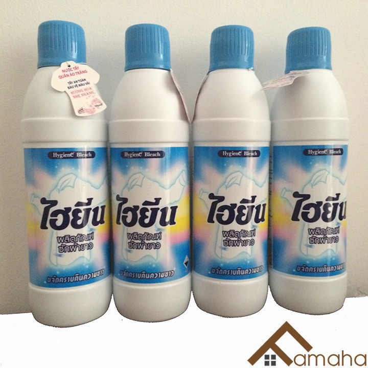 Dung dịch tẩy mốc quần áo trắng, tẩy quần áo màu Thái Lan 250ml - Loại sạch các vết bẩn cứng đầu trên quần áo
