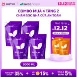 MUA 4 TẶNG 2 Nước Giặt Xả Keido.home + Quà Tặng – Sạch Khuẩn, Thơm Mềm, Thơm Lâu, Dịu Nhẹ An Toàn