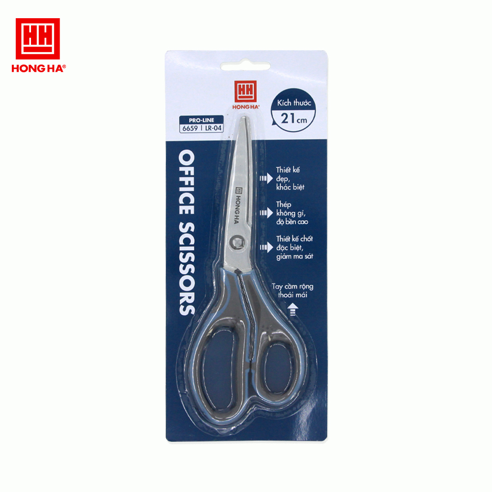 Kéo văn phòng hồng hà lr-04 210mm - 6659