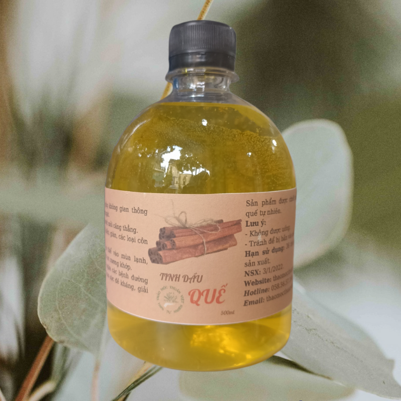 Tinh dầu quế chiết xuất tự nhiên 500ml