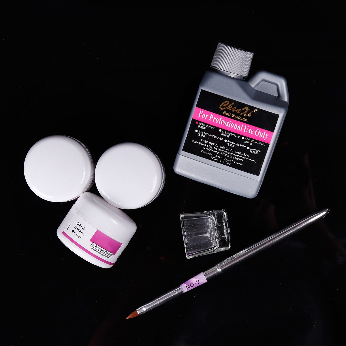 Set lưu huỳnh làm hoa Nail đầy đủ, Combo lưu huỳnh kèm ly cọ đắp bộ lưu huỳnh giá rẻ