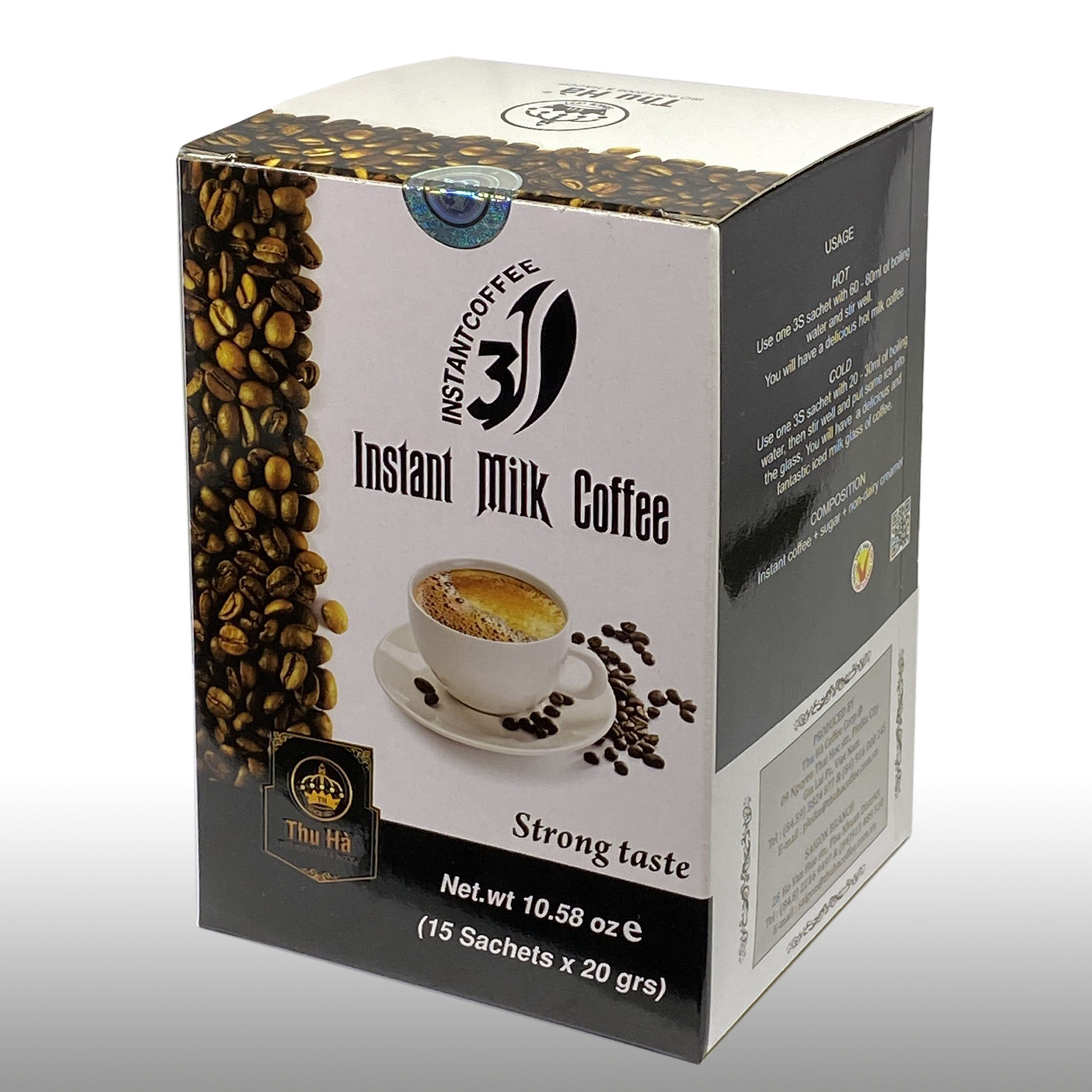 Cà phê Thu Hà Hòa Tan 3S (300g)