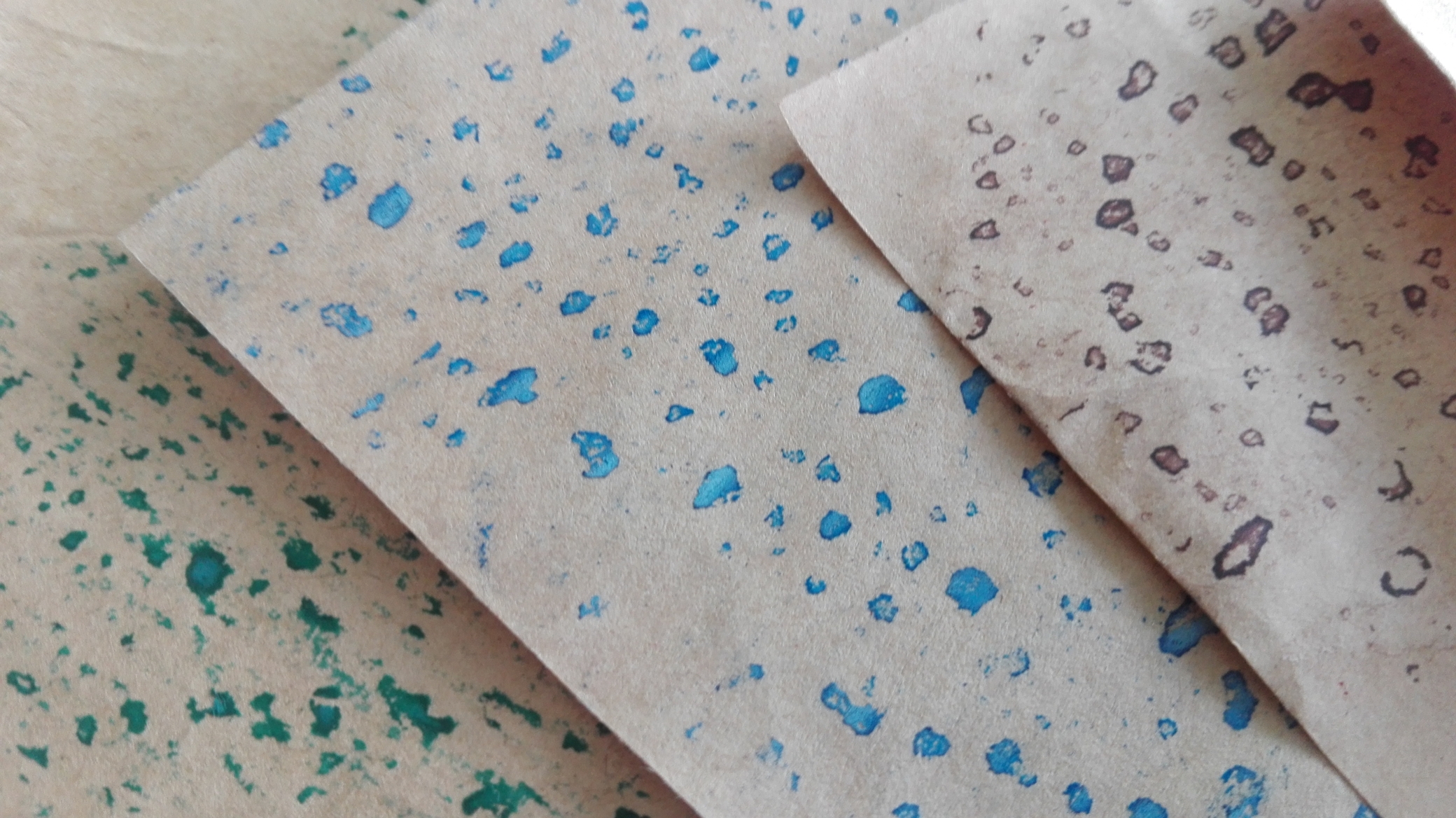 GIẤY KRAFT MẠ CƯỜM - DOTTED ORIGAMI KRAFT PAPER