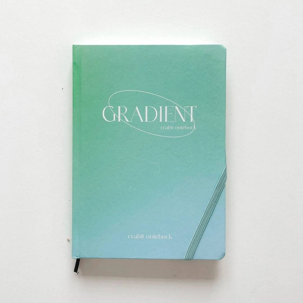 Sổ tay A5 CRABIT kẻ ngang 130gsm - Gradient Xanh Lá ghi chép, làm bullet journal