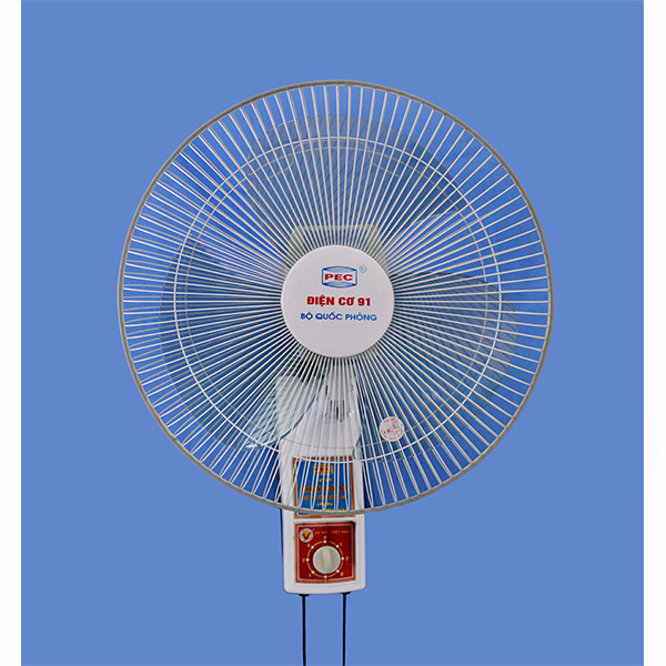 Quạt treo tường điện cơ 91 sải cánh 400mm qtt-v2d bộ quốc phòng