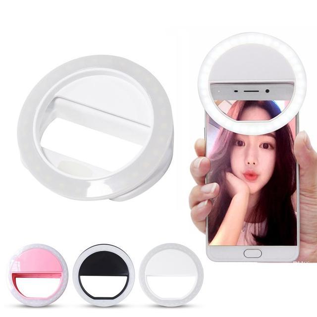 [HCM]Đèn LED kẹp điện thoại hỗ trợ chụp hình Selfie