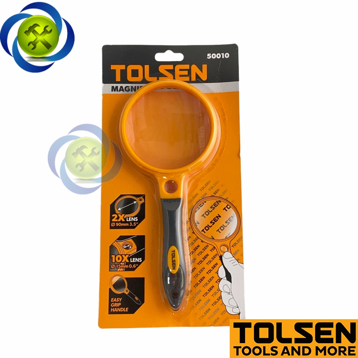 Kính lúp Tolsen 50010 kích thước 220x 97mm