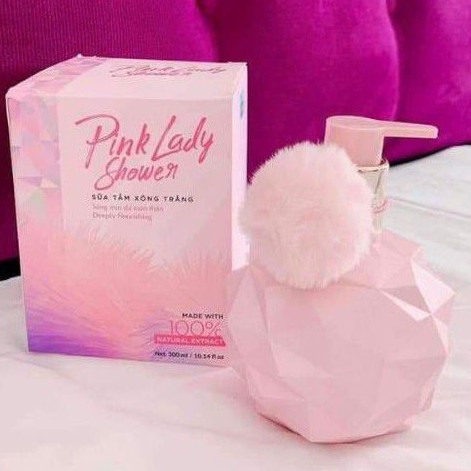 Sữa tắm xông trắng PINK LADY SHOWER Sáng mịn da toàn thân - Kích trắng da body siêu tốc mang lại làn da trắng sáng tự nhiên mịn màng, làm chậm quá trình lão hoá, thu nhỏ lỗ chân lông