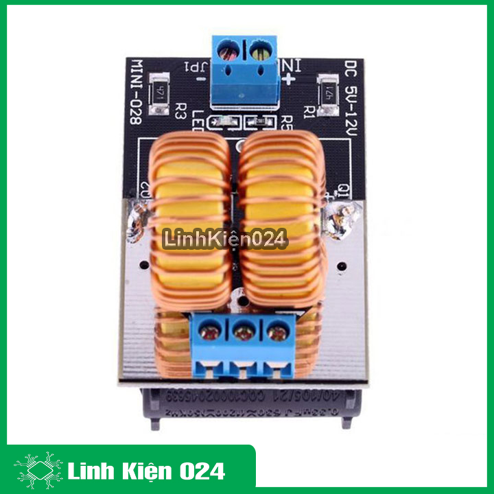 Mạch nung cao tần zvs mini 120w 5v-12vdc