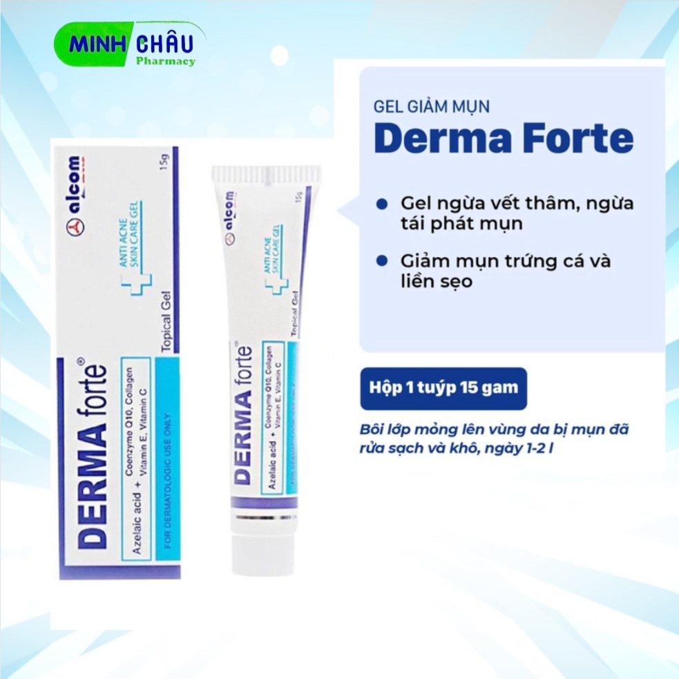 ✅ (Chính hãng) DERMA FORTE Giảm Thâm Mụn, Dưỡng trắng mịn da