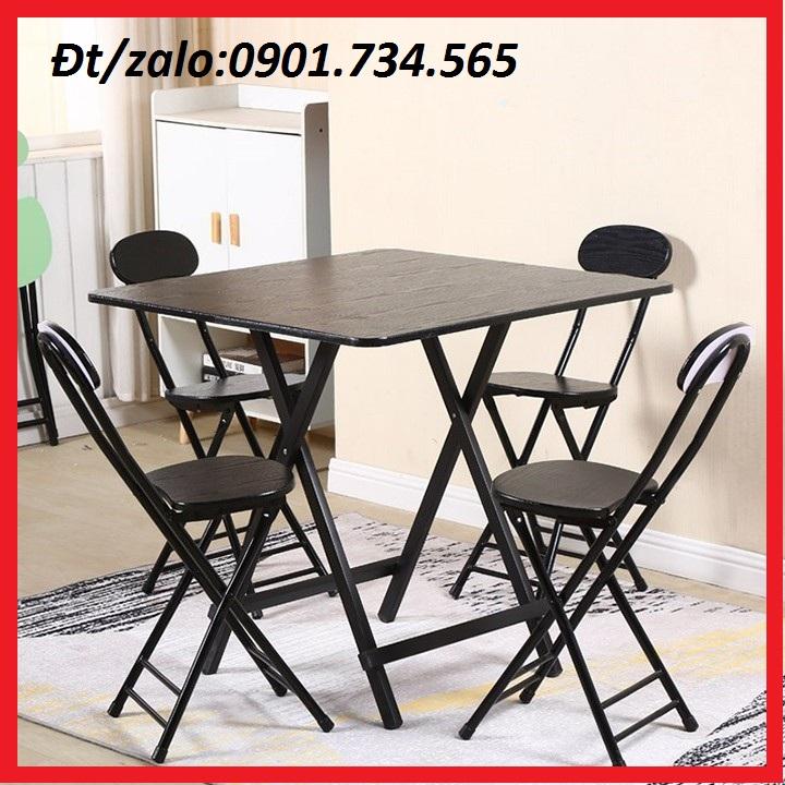 Bộ bàn ghế gỗ gấp gọn