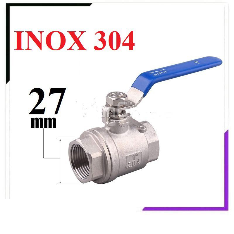 Van bi 27mm 3/4" inox 304