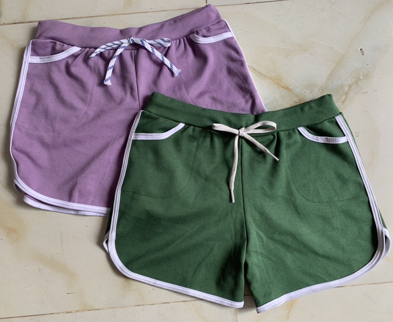 Quần short đùi nữ vải mềm mịn co giản cực tốt