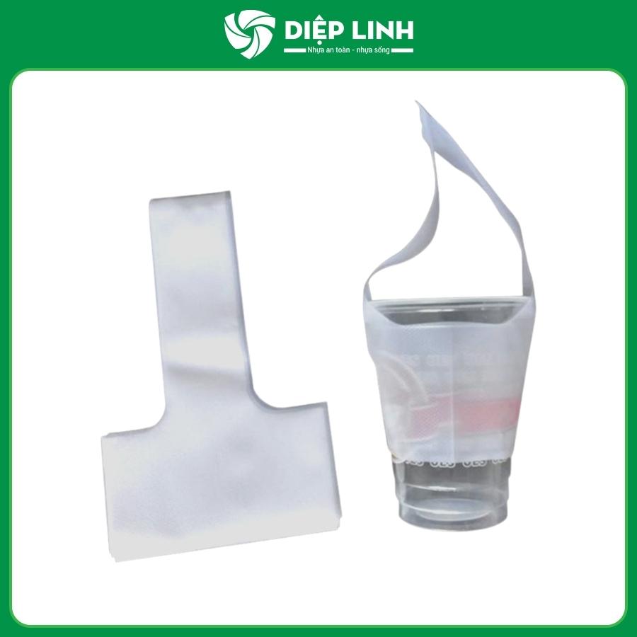 Túi chữ t đựng ly trà sữa, cà phê cao cấp | 1kg | nhựa diệp linh | dieli