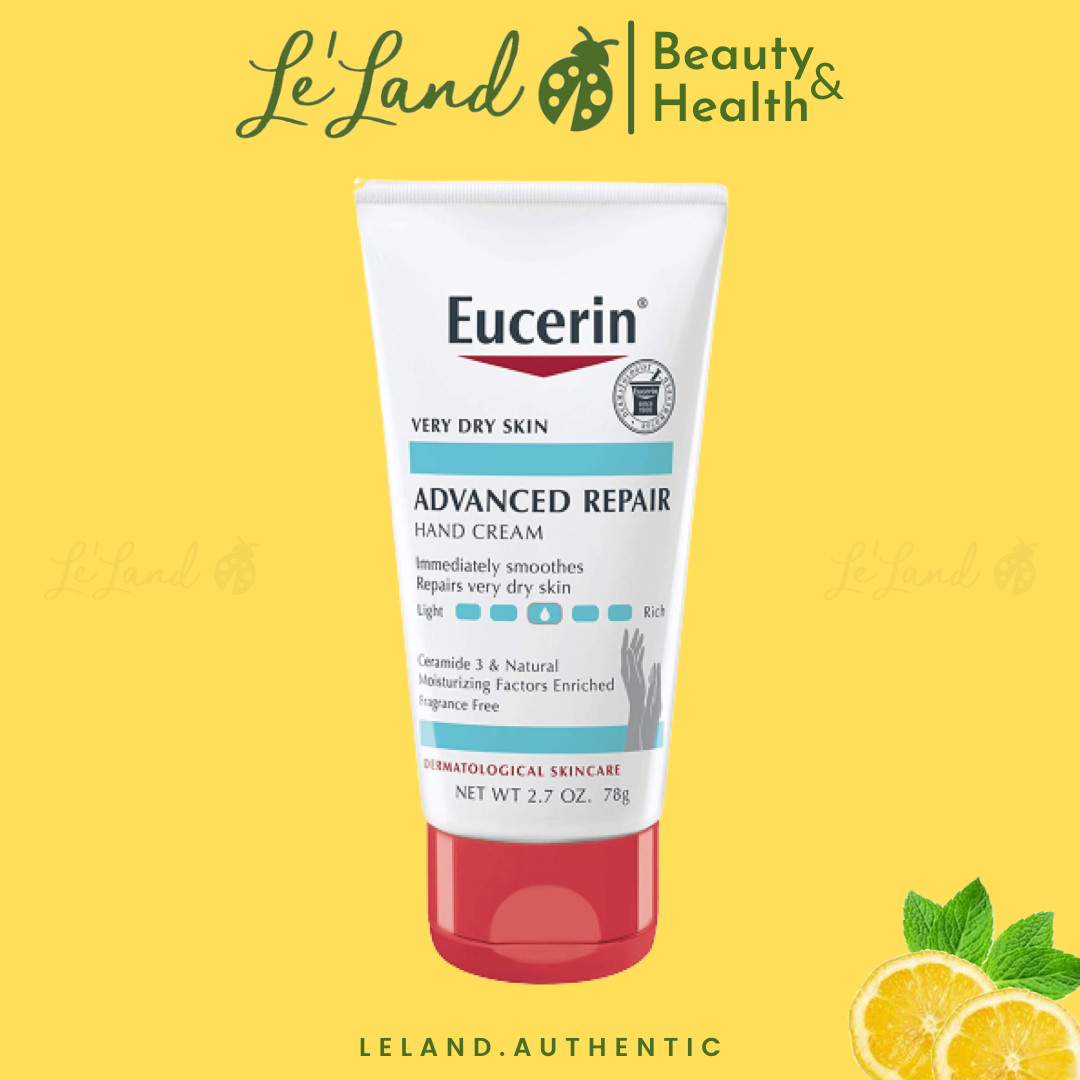  Bill US - Kem dưỡng da tay Eucerin Advanced Repair Hand Cream 78g 