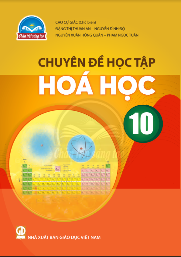 Sách giáo khoa Chuyên đề học tập Hóa Học 10- Chân Trời Sáng Tạo