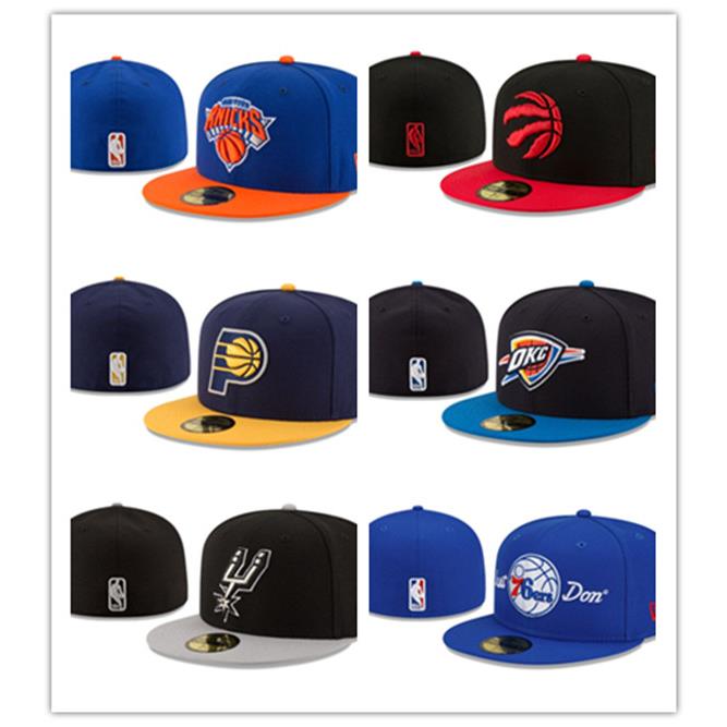 Hot Fashion NBA Fitted Hat Men Women 59FIFTY Cap Full Closed Fit Caps Sports Embroidery Hats Topi 2