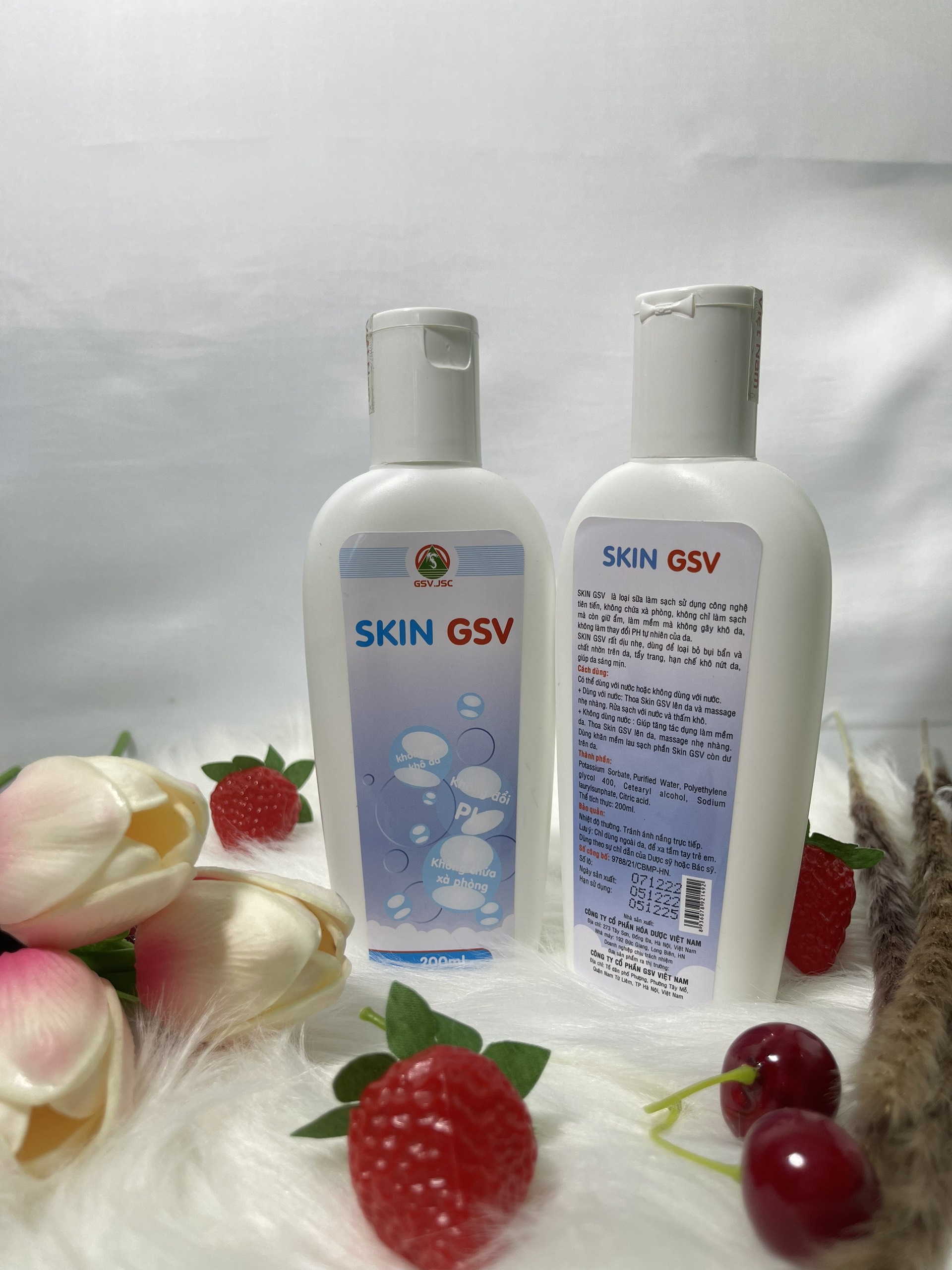 Sữa rửa mặt dịu nhẹ skin gsv 200ml - chính hãng
