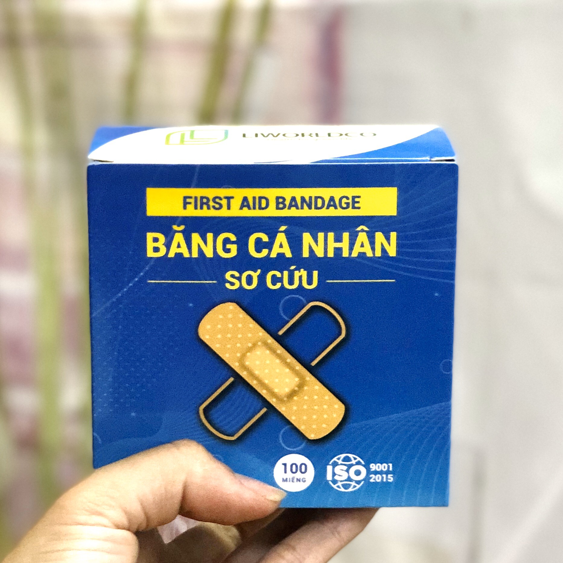 Băng cá nhân vải hộp 100 miếng - Chăm sóc, bảo vệ vết thương