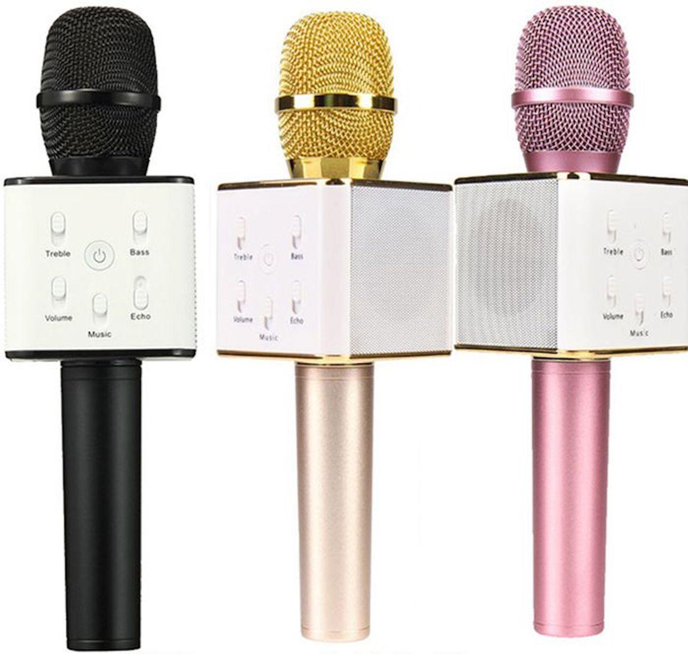 (Xã Kho - Giá Sốc) Micro Karaoke Q7 hoặc 858 Tích Hợp Loa Bluetooth Mic Q7 hoặc 858 hát hay âm thanh to Tích hợp loa bluetooth âm thanh to