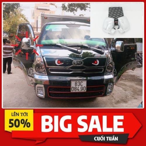[Xe Tải KIA ] Ốp Gương Hậu KIA Bongo, K200, K250 - Tai Dài A396 - Đời 2004 ~ Hiện Nay