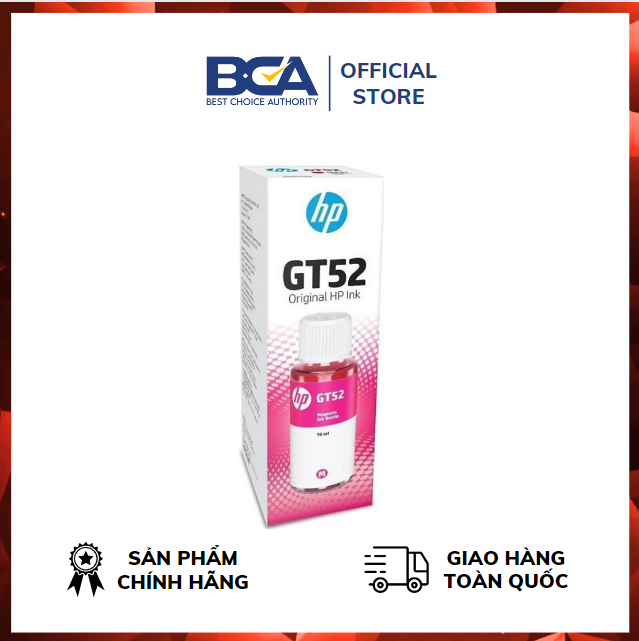 Mực in HP GT52 Magenta Original Ink Bottle (M0H55AA) - Hàng chính hãng